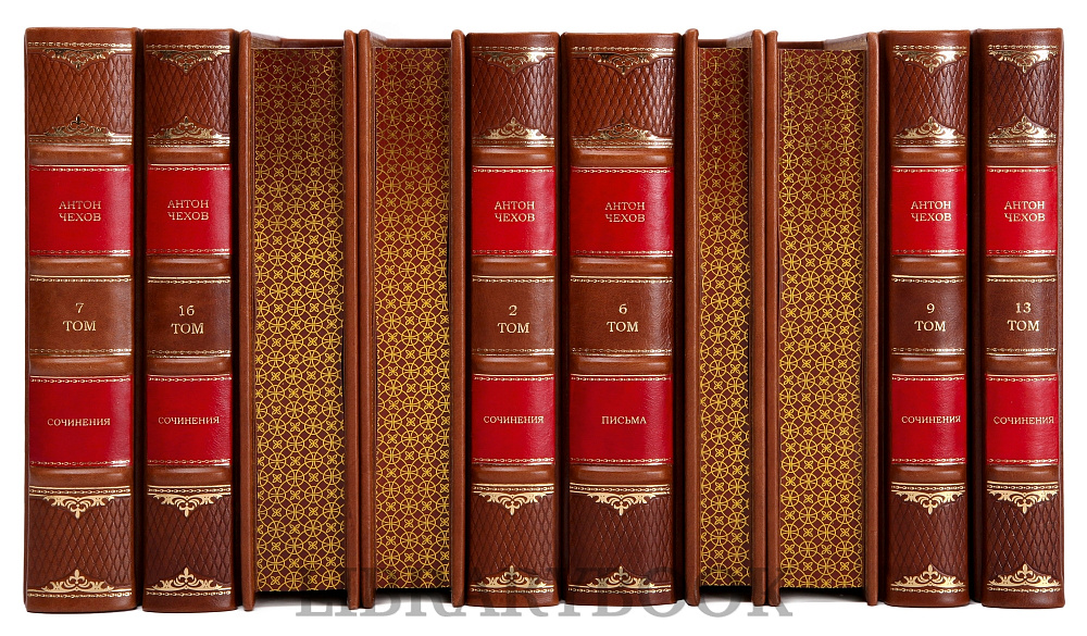 Эксклюзивные книги Чехов Антон Павлович собрание сочинений в 30 томах в кожаном переплете