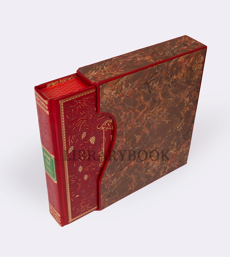 Подарочное издание книги Русский Театр в кожаном переплете