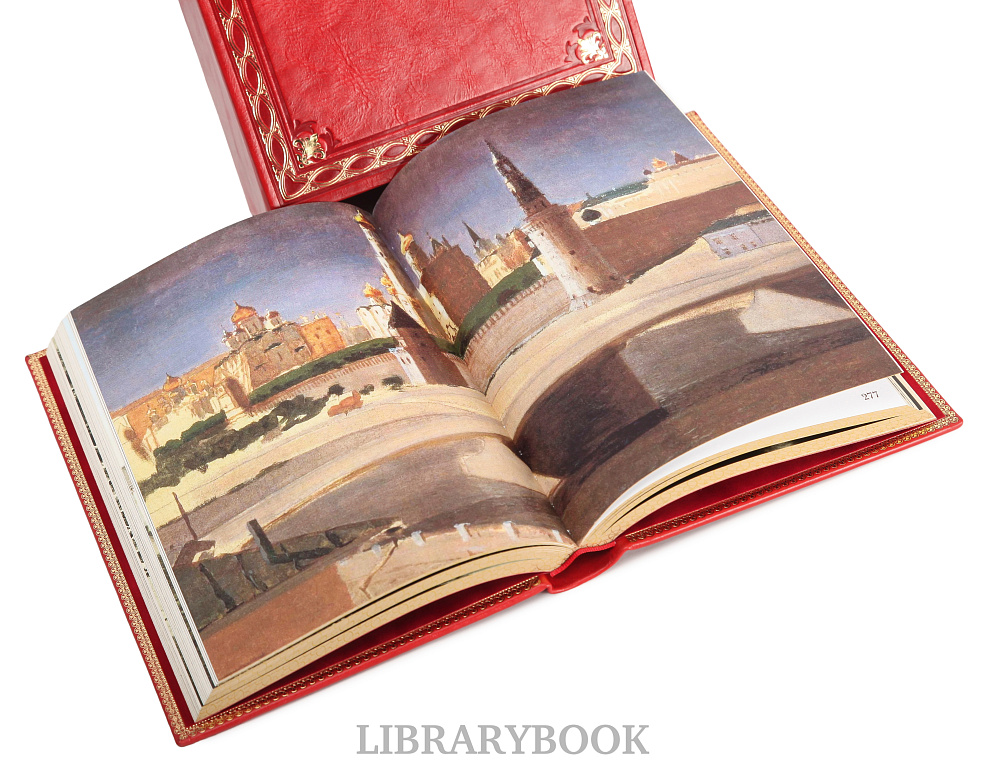 Эксклюзивное издание книги 100 стихотворений о Москве в кожаном переплете