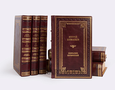 Коллекционные книги Сергей Михалков Собрание сочинений в кожаном переплете 6 томов