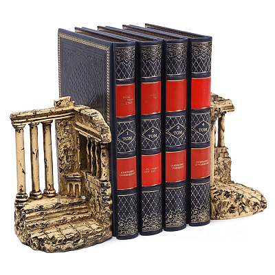 Коллекционное издание книги Андерсен Ханс Кристиан. Собрание сочинений в 4 томах в кожаном переплете