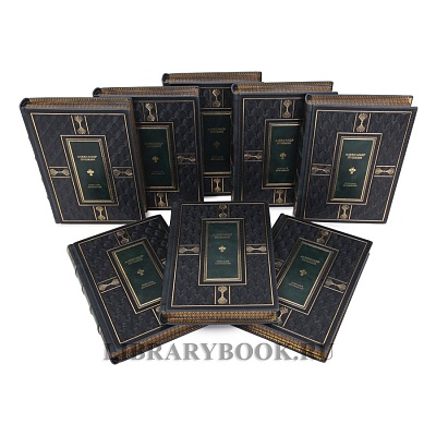 Элитные книги Александр Пушкин Полное собрание сочинений в 11 томах в кожаном переплете