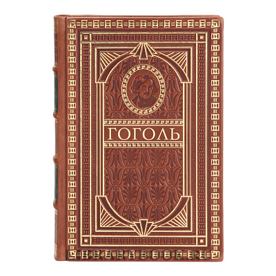 Коллекционное издание книги Николай Гоголь. Собрание сочинений в 7 томах в кожаном переплете