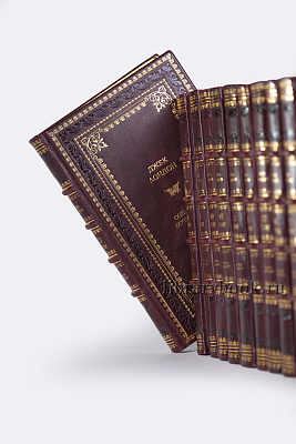 Подарочное издание книги Джек Лондон. Собрание сочинений в 20 томах в кожаном переплете