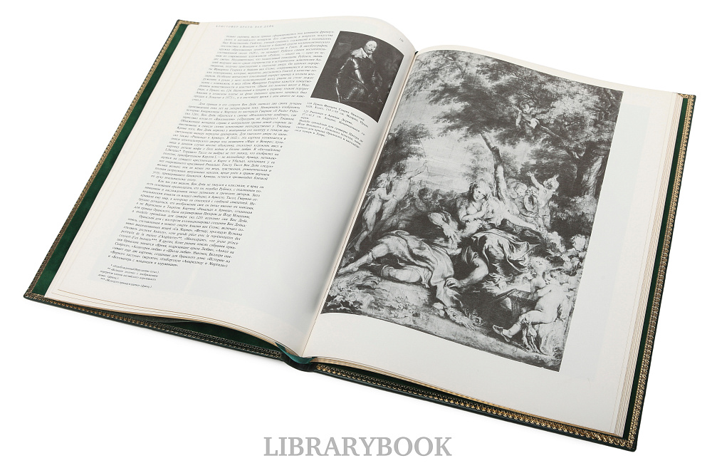 Коллекционная книга Ван Дейк Кристофер Браун в кожаном переплете