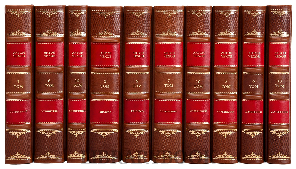 Эксклюзивные книги Чехов Антон Павлович собрание сочинений в 30 томах в кожаном переплете